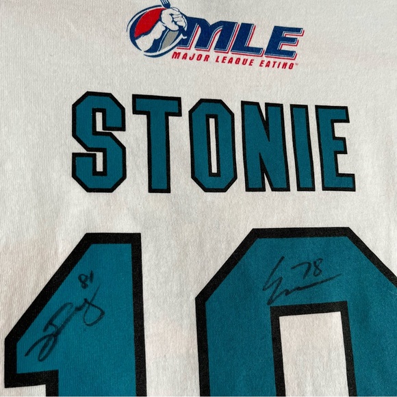 San Jose Barracuda Major League Eating signed shirt 2019 Matt Stonie - Picture 6 of 7